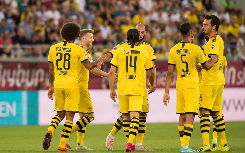 Spieler von Borussia Dortmund im Testspiel gegen St. Gallen