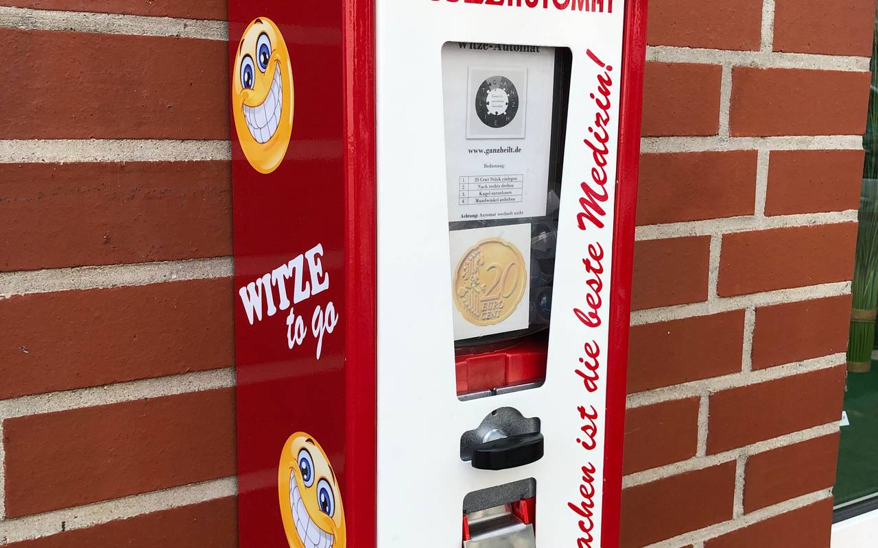 Der Witzeautomat in Dortmund-Hombruch.
