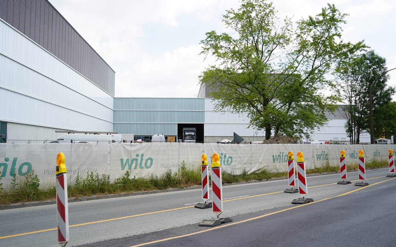 Baustelle um das Wilo-Park-Gelände.