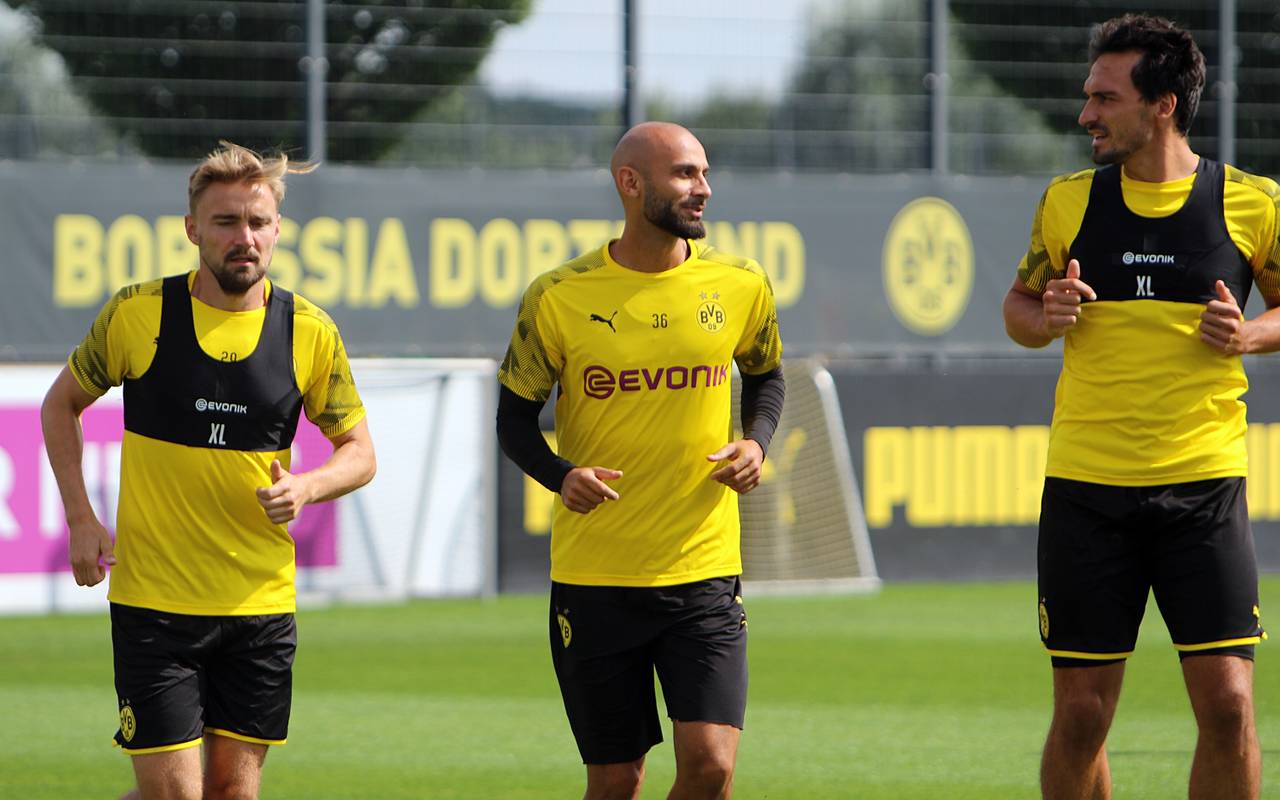Ömer Toprak im Training mit dem BVB.