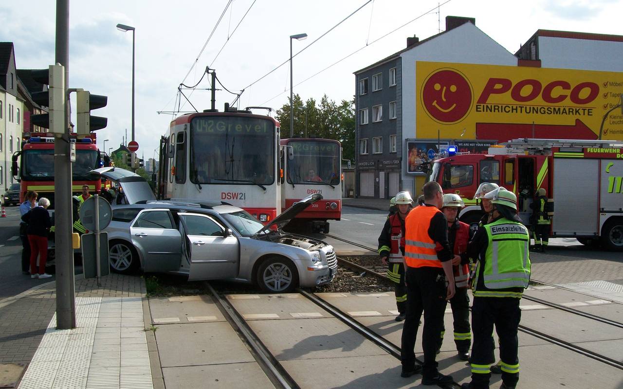 Verkehrsunfall auf der Bornstraße