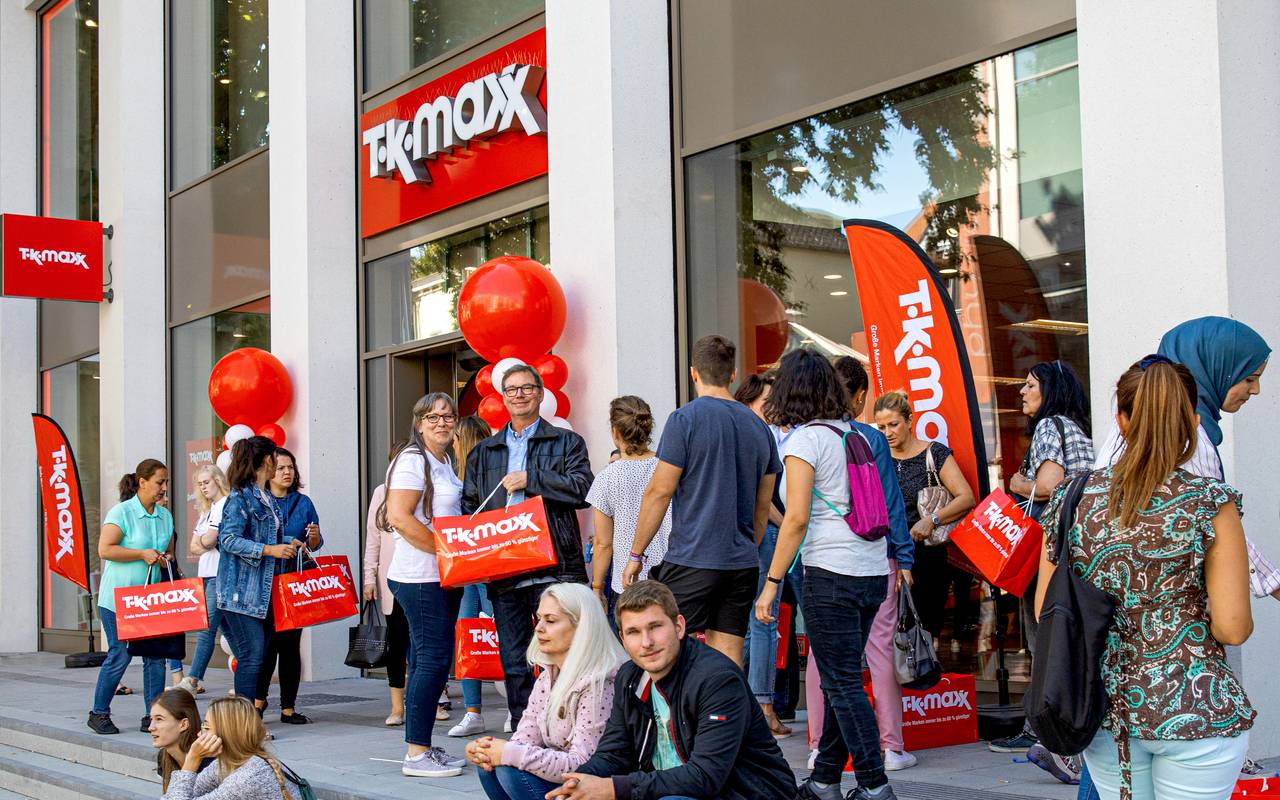 TK Maxx Eröffnung in Marburg.
