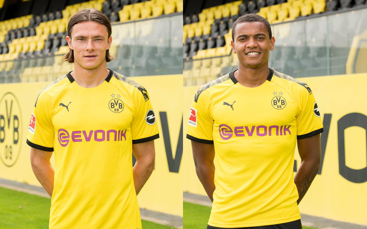 BVB-Spieler Akanji und Schulz.