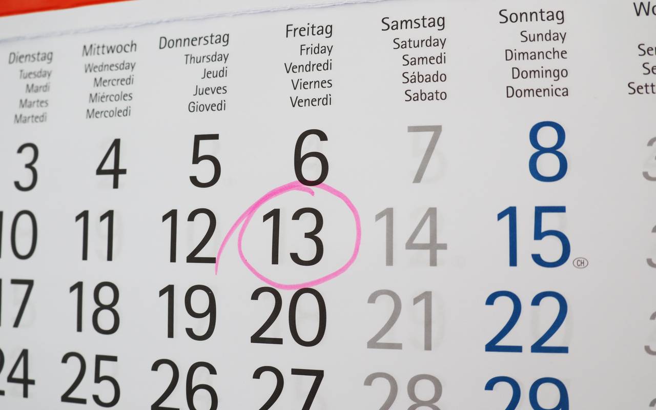 Kalender "Freitag, der 13."