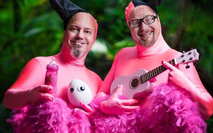 Mundstuhl beim Comedyfestival Watt'n Hallas.