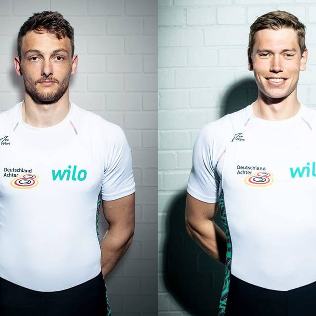 Max Korge und Olaf Roggensack sind jetzt im Team des Deutschlandachters