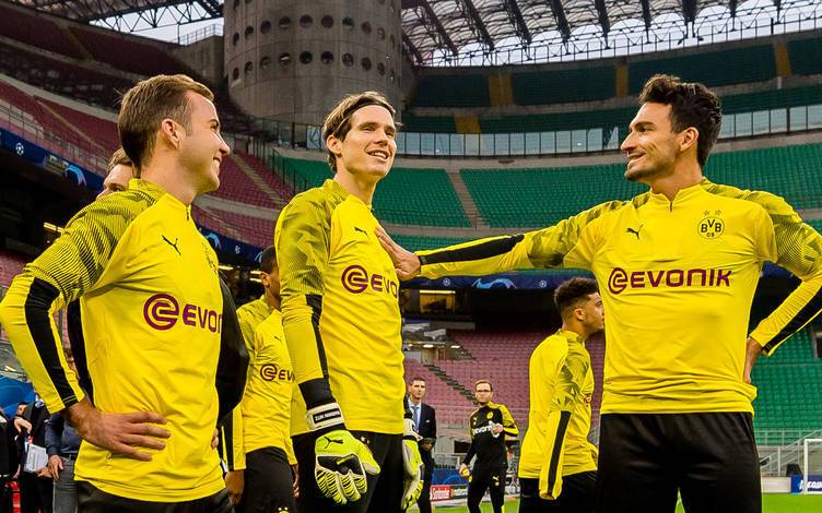 BVB-Training in Mailand