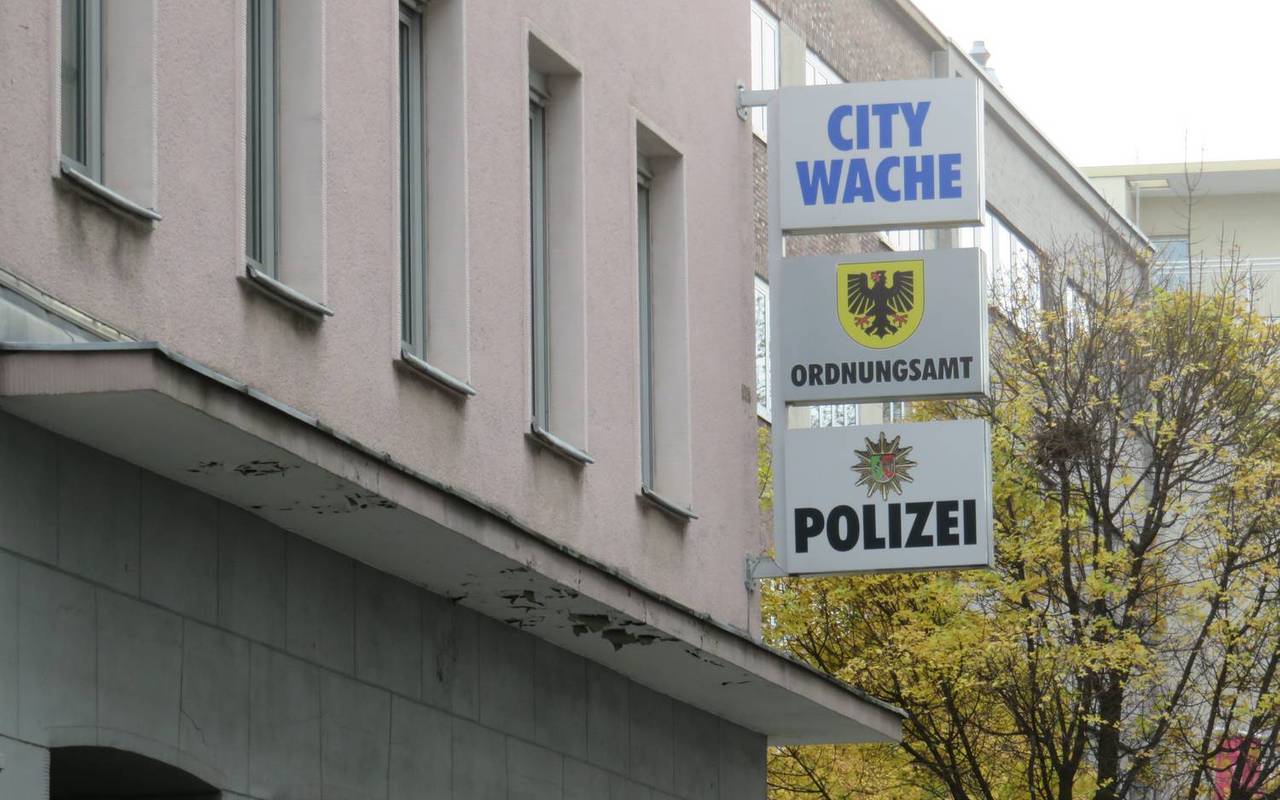 Alte Citywache an der Reinoldistraße.