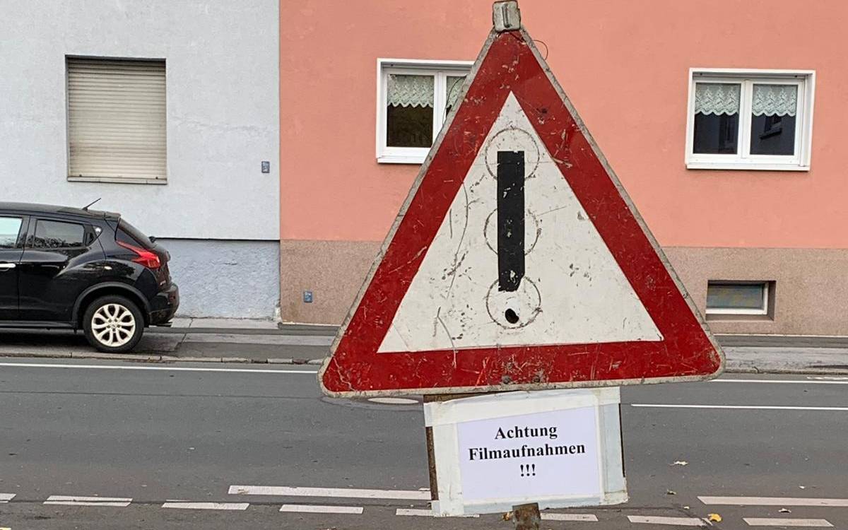 Absperrung für den Tatort-Dreh in Lütgendortmund