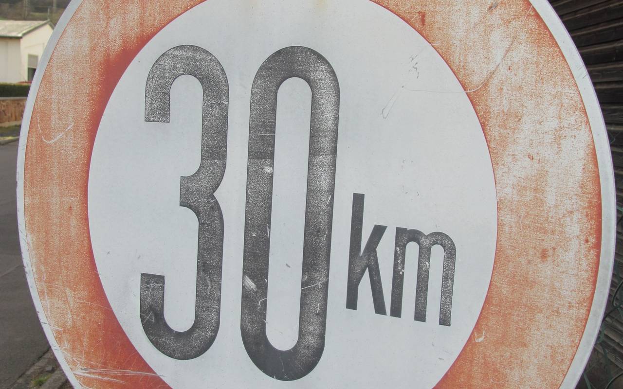 Tempo 30-Schild