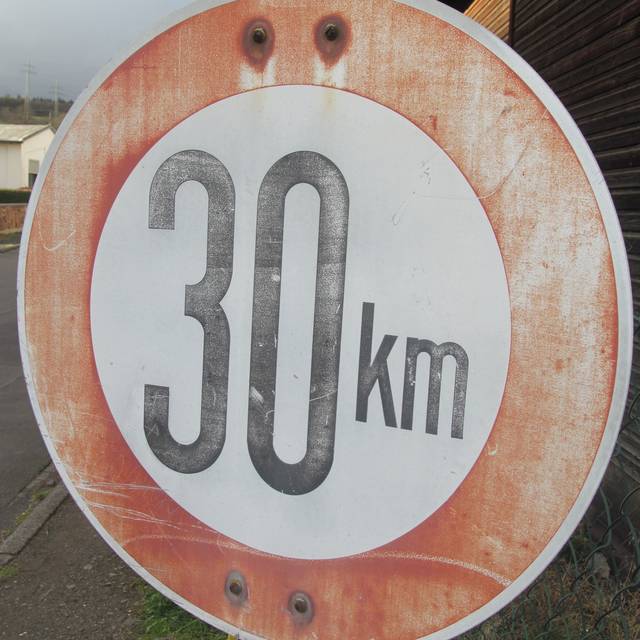 Tempo 30-Schild