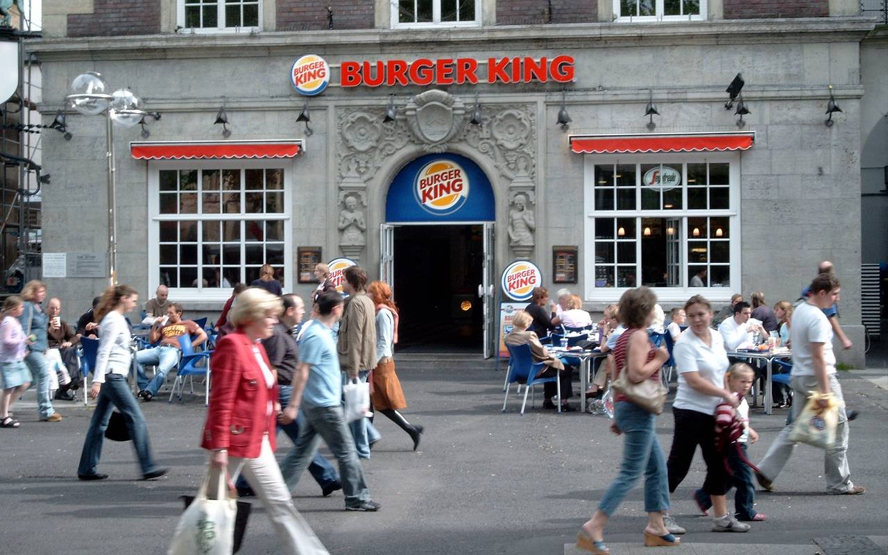 Burger King Filiale in der Dortmunder Innenstadt.