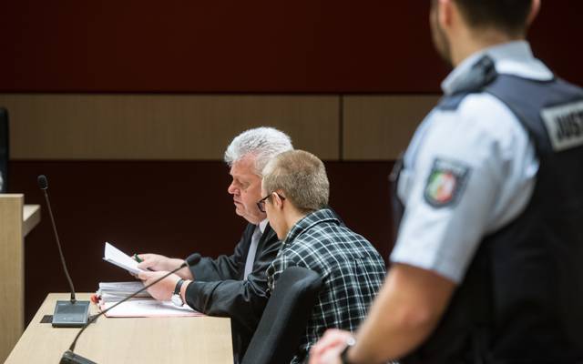 Marcel H. im Gerichtssaal.