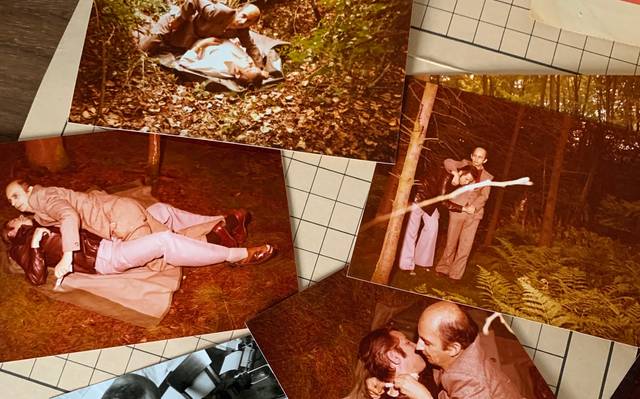 Fotos von der Nachstellung der Tatbestände im Fall Kroll.