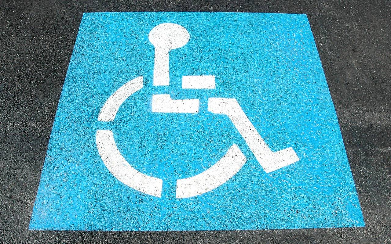 Symbolbild: Behinderten Parkplatz