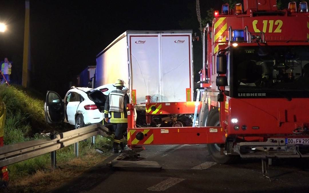 Unfall auf der A2 am 28- APril 2020.
