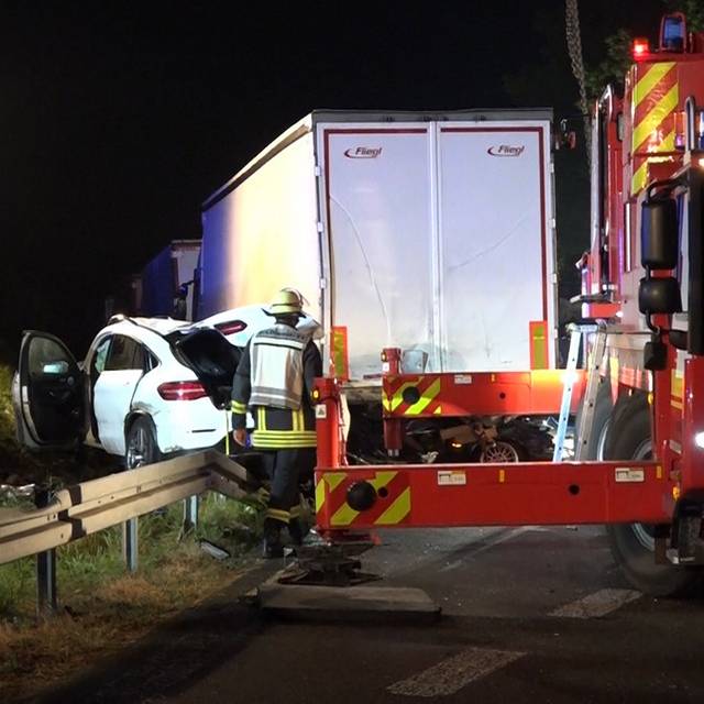 Unfall auf der A2 am 28- APril 2020.