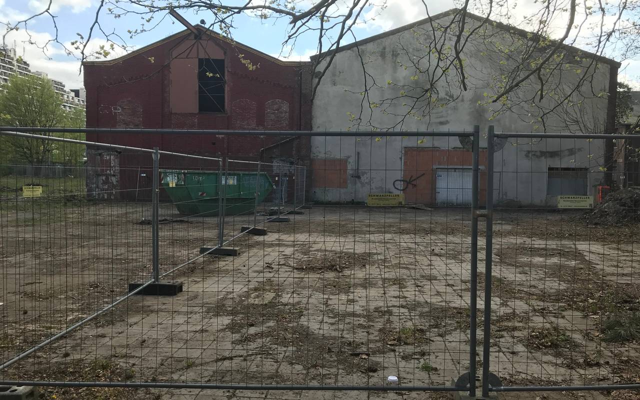 Abbrucharbeiten in der alten Waschkaue in Dortmund Dorstfeld.