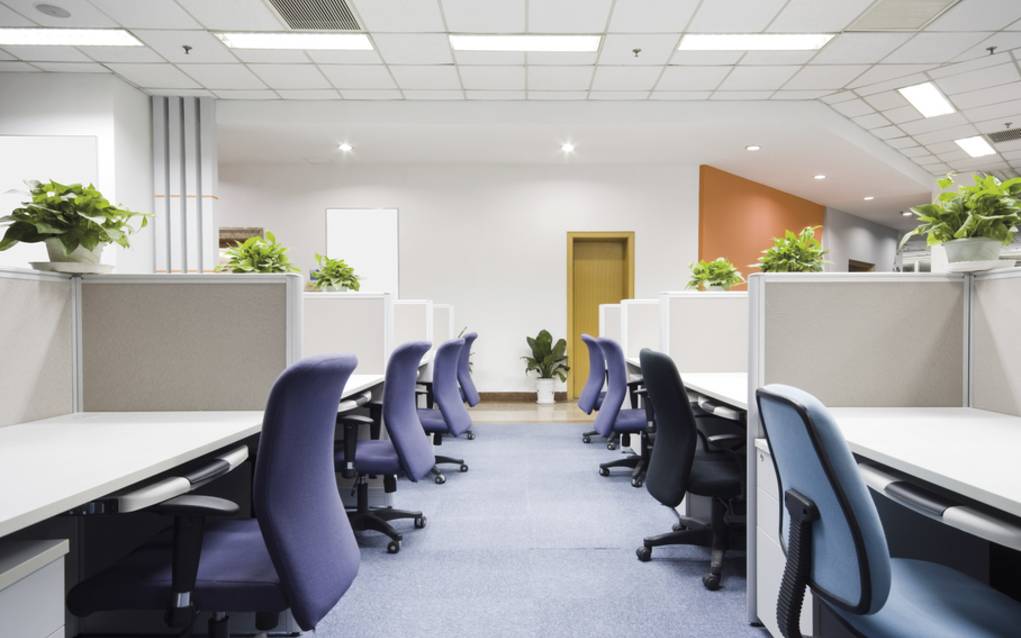 Leeres Büro. Symbolbild.