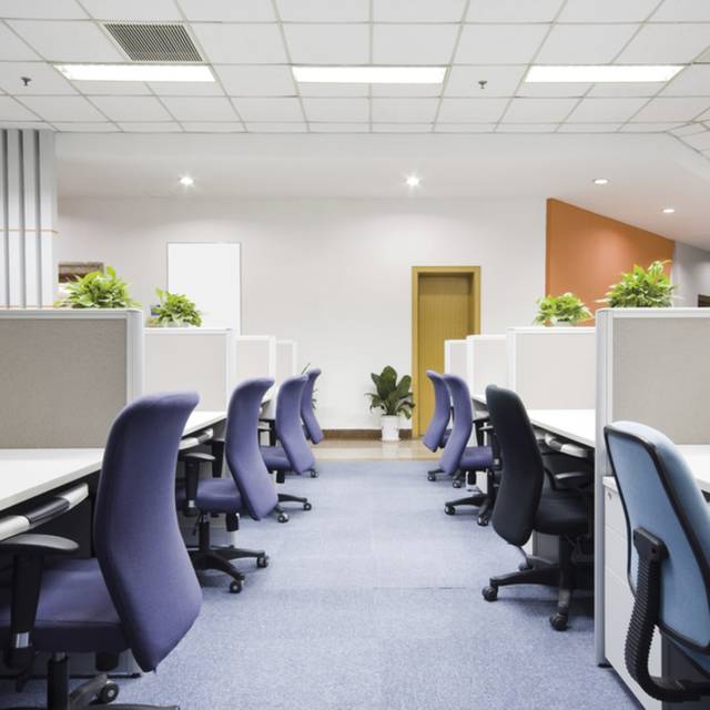 Leeres Büro. Symbolbild.