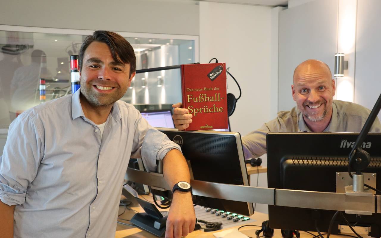 Ben Redelings und Michael Hendriks im Radio 91.2-Studio