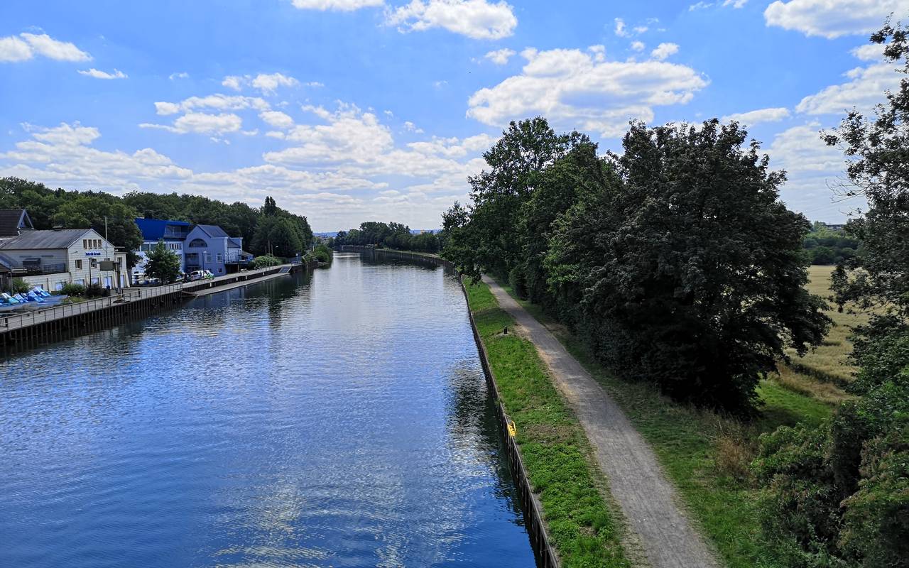 Dortmund-Ems-Kanal im Sommer 2020