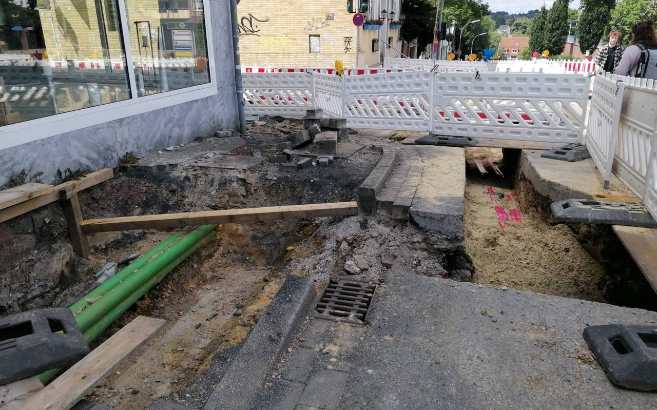 Baustelle in Dortmund Hombruch: Altlasten gefunden.
