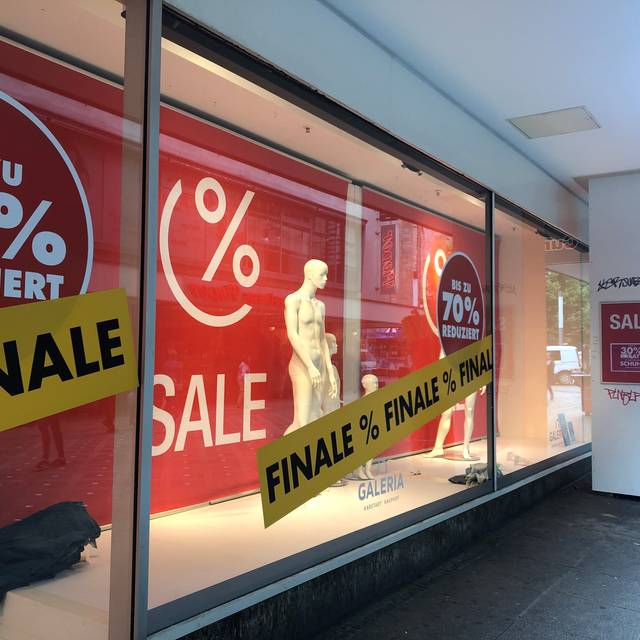 Galeria Kaufhof Dortmund: Ausverkauf hat gestartet.