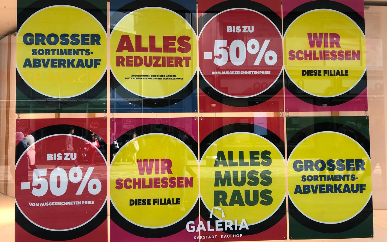 Alles muss raus! Galeria Kaufhof startet den Abverkauf.