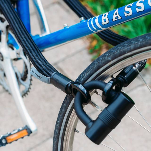 Abgeschlossenes Fahrrad (Symbolbild)