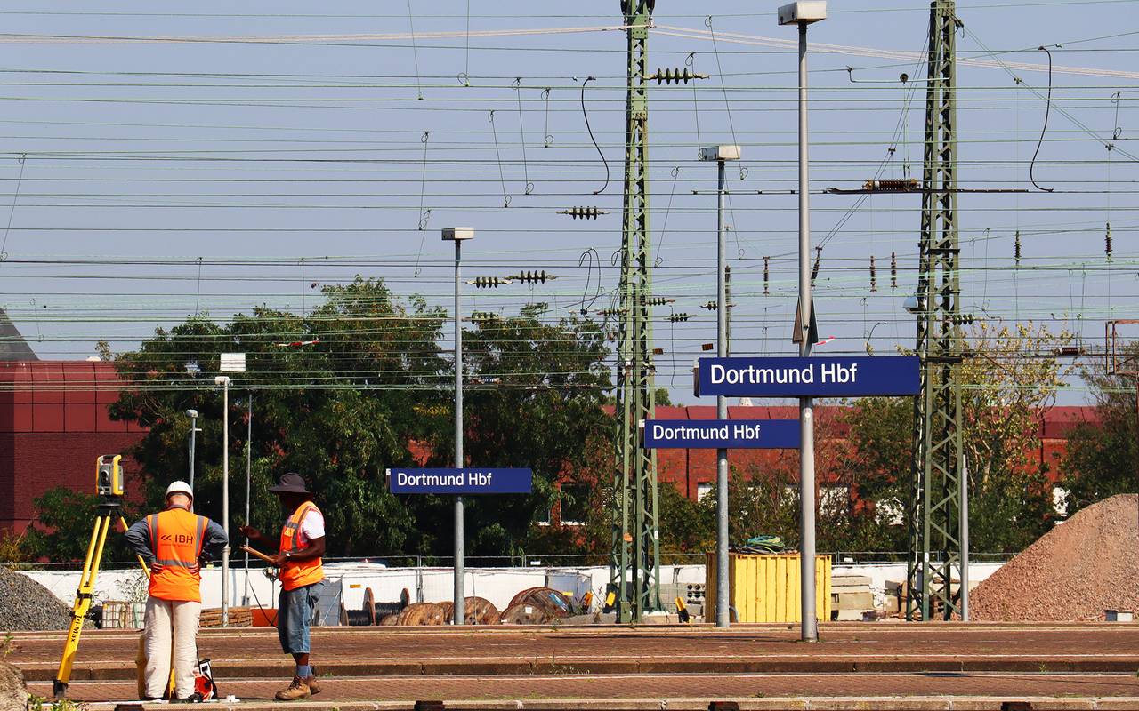 Dortmund Hauptbahnhof Baustelle