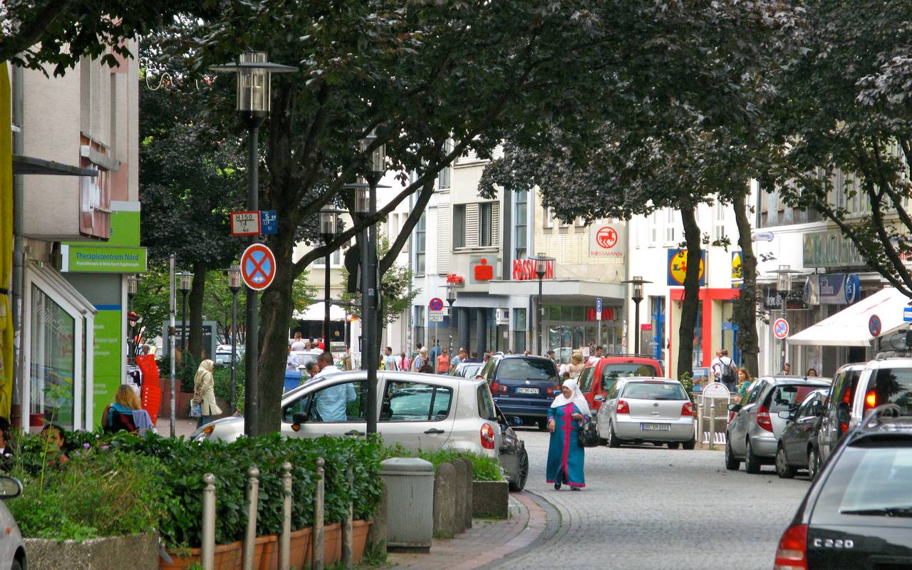 Die Münsterstraße in der Dortmunder Nordstadt.