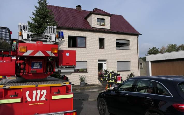 Zimmerbrand Dortmund-Kley Feuerwehr