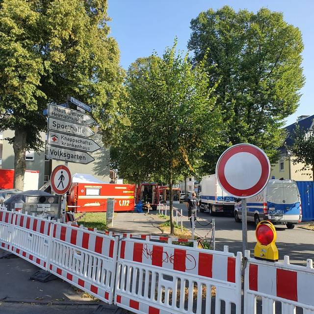 Absperrung in Lütgendortmund