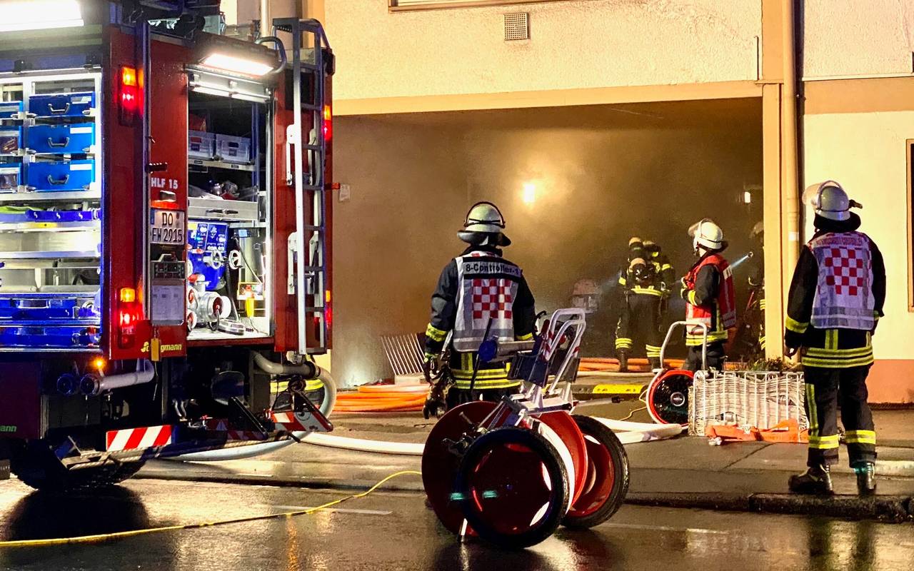 Kellerbrand in Lütgendortmund