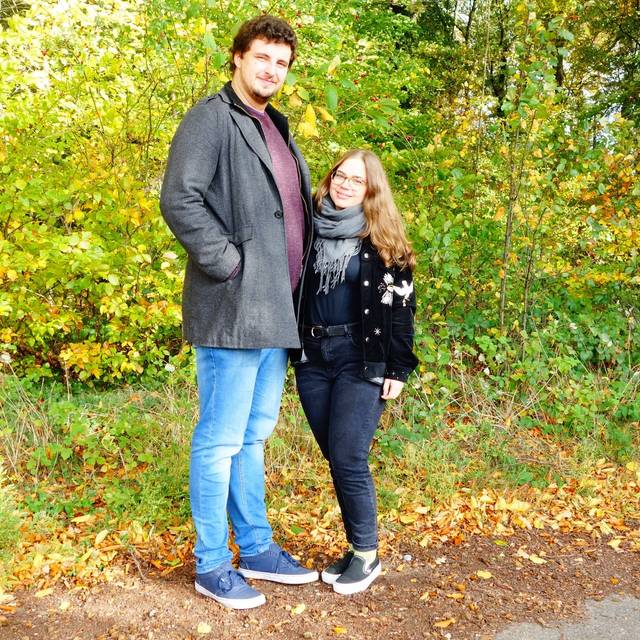 Anika und Maik gewinnen unseren Dortmunder Rekord: Sie haben den größten Größenunterschied.