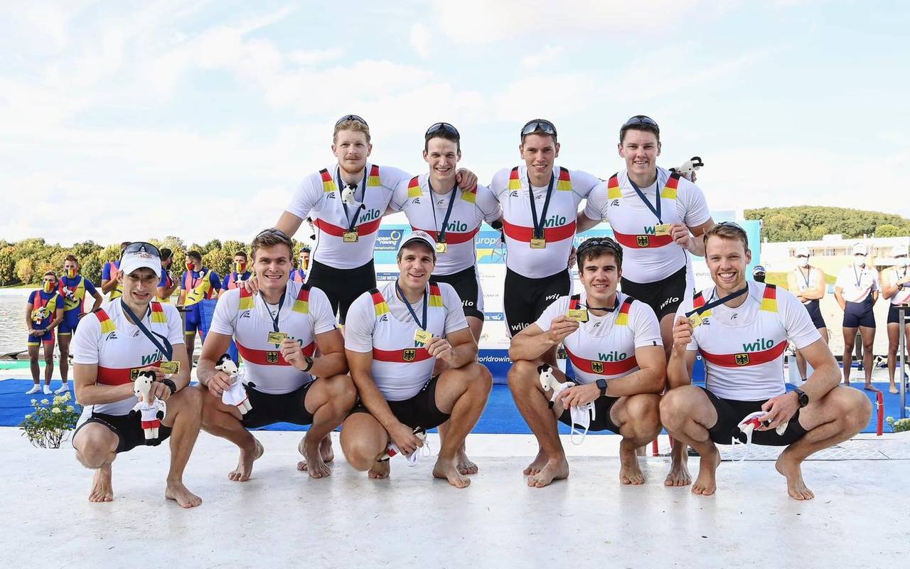 Das Team des Deutschland-Achters