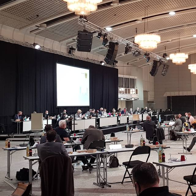 Ratssitzung in der Dortmunder Westfalenhalle 2