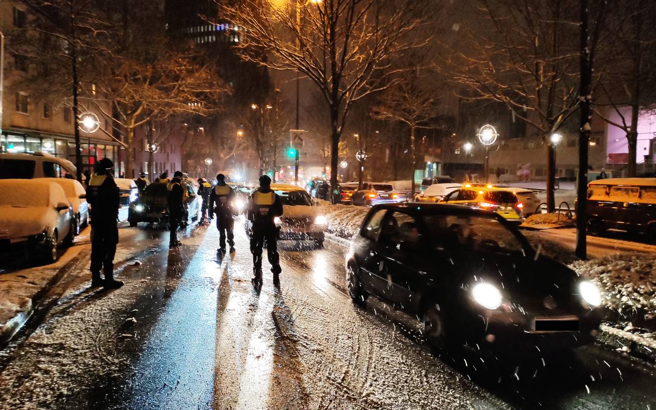 Dortmunder Polizei kontrolliert den Wallring.