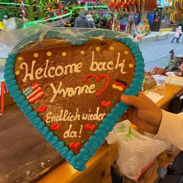 Lebkuchen Gestaltung auf dem Dortmunder Weihnachtsmarkt