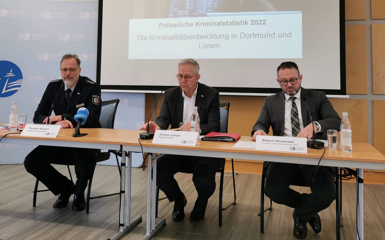 Pressekonferenz Kriminalitätsstatistik 2022 Dortmund