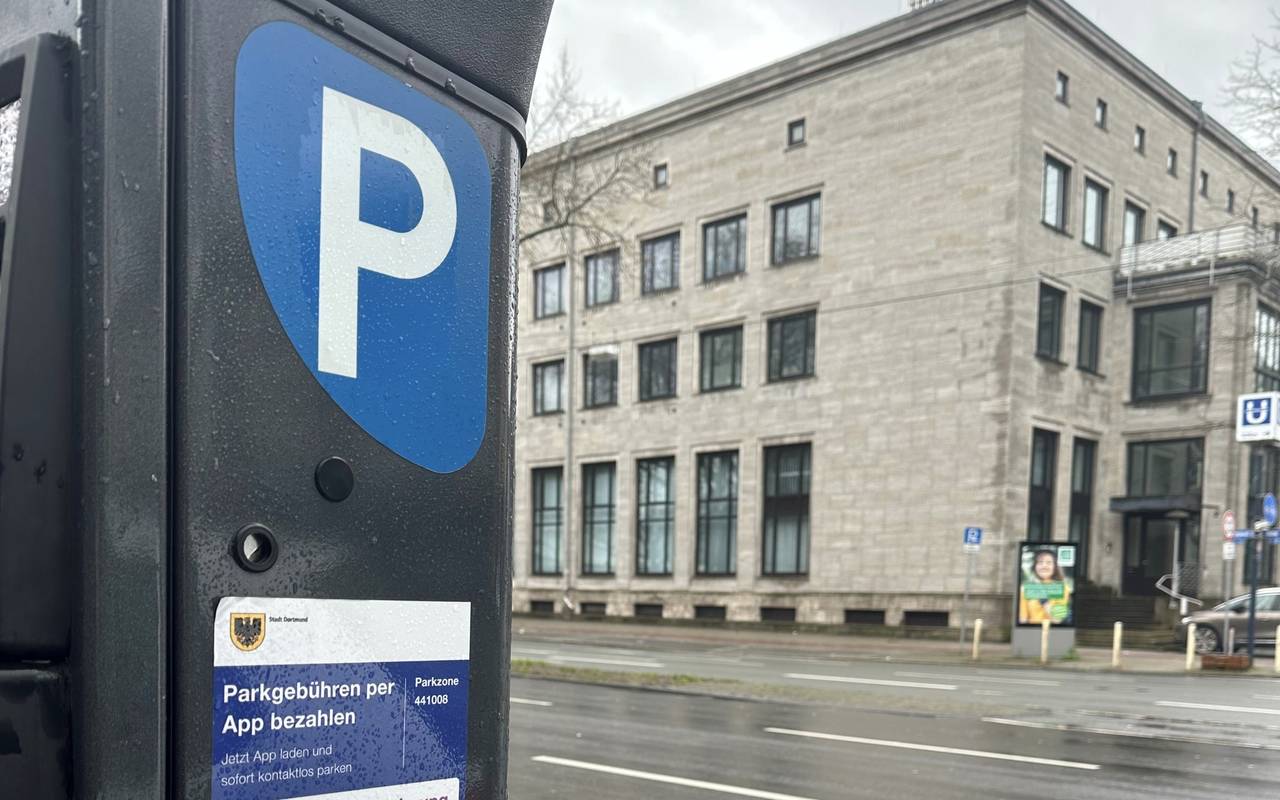 Ein Parkautomat.