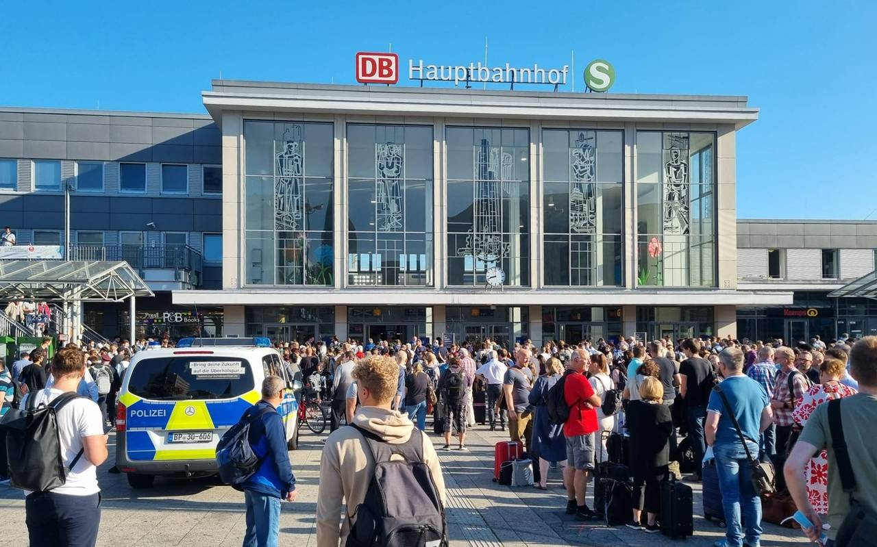 Sperrung Dortmunder Hauptbahnhof am 9. August 2022