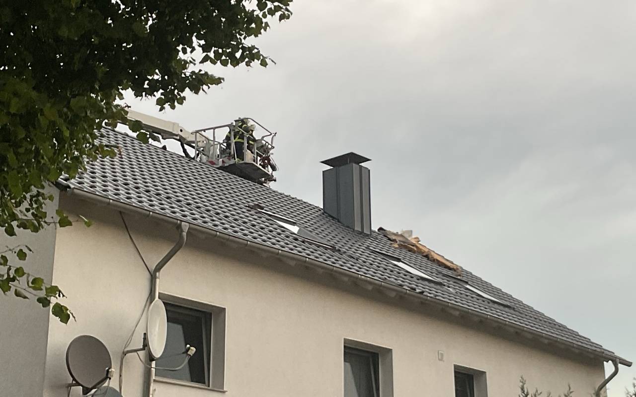 Kontrolle des Daches