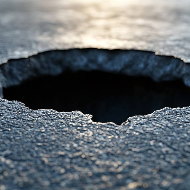 Symbolbild: Schlagloch