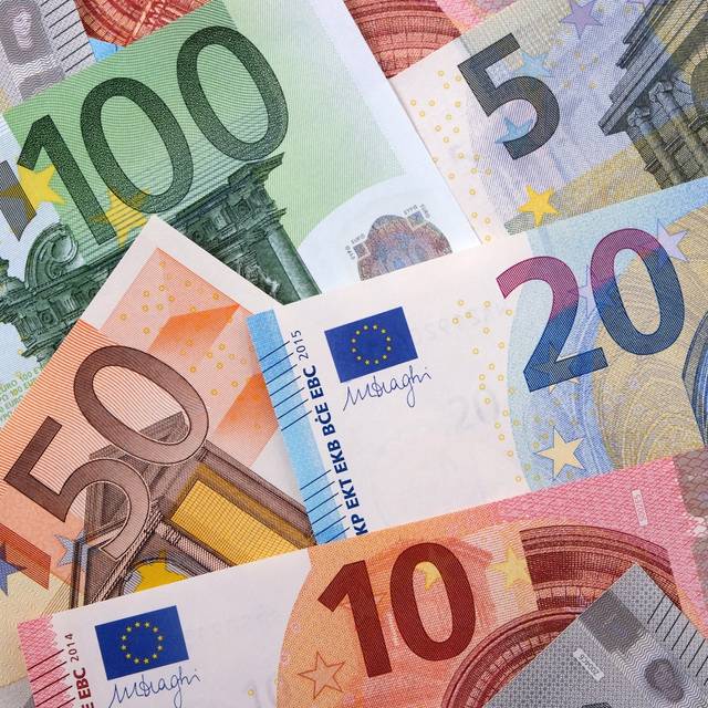 Euroscheine, Symbolbild