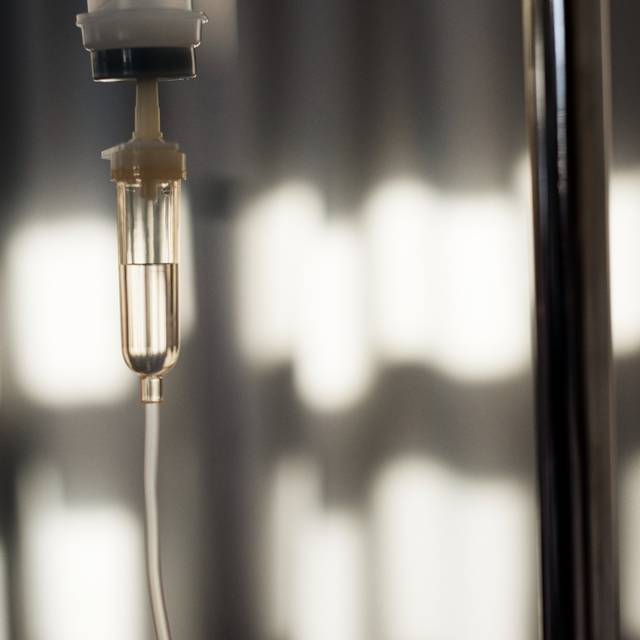 Symbolbild: Infusion im Krankenhaus