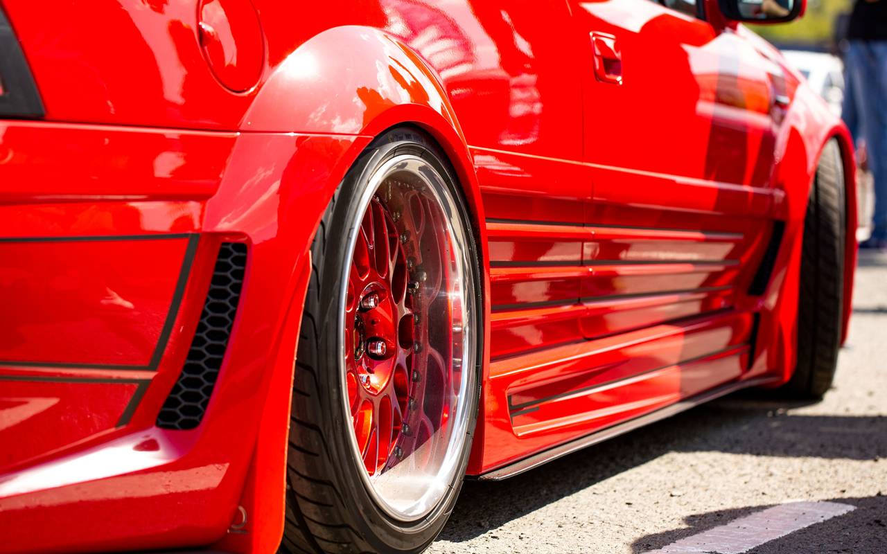 Auto aus der Tuning- und Poserszene (Symbolbild)