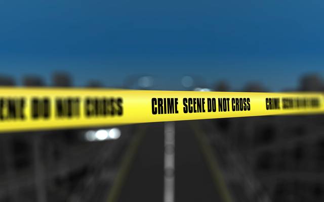 Absperrband eines Tatorts