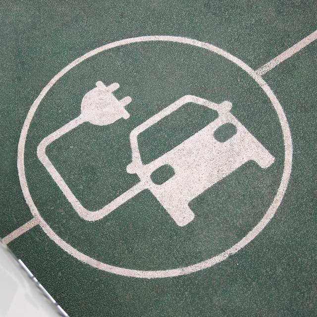 Eine E-Auto Ladestation